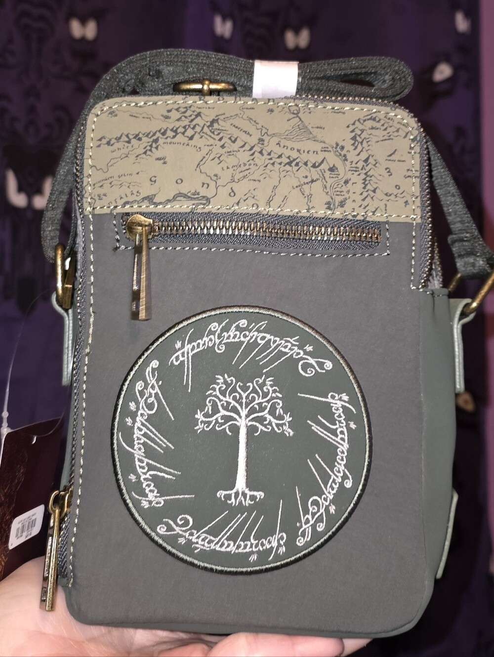 Brand New! The Lord of The Rings Tree of Gondor Crossbody Bag